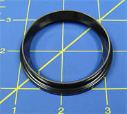 52 mm Custom Black Electrophoretic coated with silver polished ring